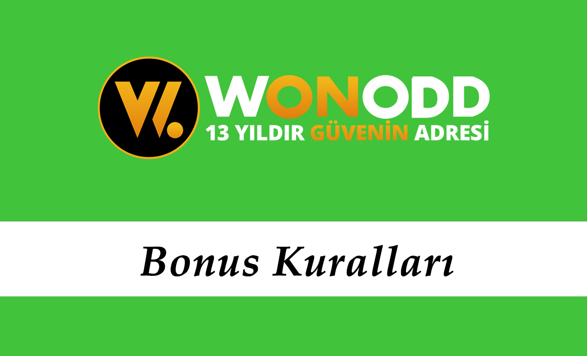 Wonodd Bonus Kuralları