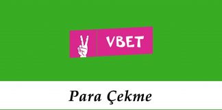 Vbet Para Çekme
