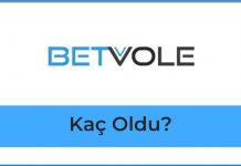 Betvole Kaç Oldu