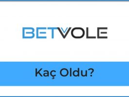 Betvole Kaç Oldu