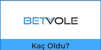 Betvole Kaç Oldu
